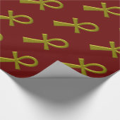 Cadeau Papier d'enveloppement Ankh Or (Coin)