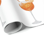 Cadeau Papier d'enveloppement Aperol Spritz (Coin rond)