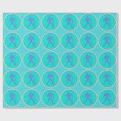 Cadeau Papier d'enveloppement Aquarius (Plat)