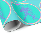 Cadeau Papier d'enveloppement Aquarius (Coin rond)