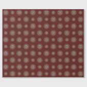 Cadeau Papier d'enveloppement Aries Mandala (Plat)