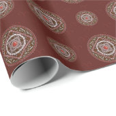 Cadeau Papier d'enveloppement Aries Mandala (Coin rond)