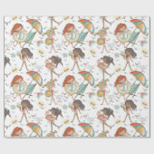 Cadeau Papier d'enveloppement Beautés de bain (Plat)