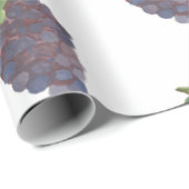 Cadeau Papier d'enveloppement Blackberry d'aquarelle pour (Coin rond)