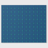 Cadeau Papier d'enveloppement bleu (Plat)