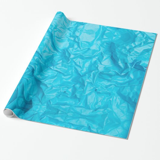 Cadeau Papier d'enveloppement bleu (Déroulé)