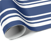 Cadeau PAPIER D'ENVELOPPEMENT Bleu BLANC (Coin rond)