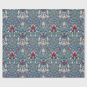 Cadeau Papier d'enveloppement BLEU FLORAL William Morris
