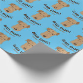 Cadeau Papier d'enveloppement bleu gallois Terrier (Coin)