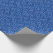 Cadeau Papier d'enveloppement bleu médiéval (Coin)