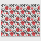 Cadeau Papier d'enveloppement Boho Rose unique (Plat)