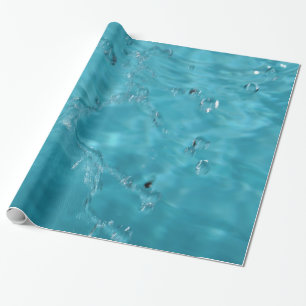Cadeau Papier d'enveloppement brillant de chute d'eau