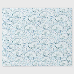Cadeau Papier d'enveloppement brillant du jour de neige