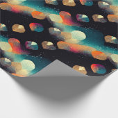 Cadeau Papier d'enveloppement brillant Star (Coin)