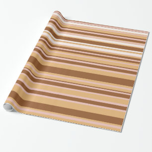 Cadeau Papier d'enveloppement Brown blanc