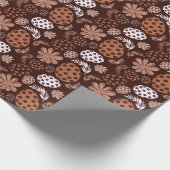 Cadeau Papier d'enveloppement Brown des oeufs de Pâques (Coin)