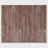 Cadeau Papier d'enveloppement Brown en bois (Plat)