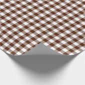 Cadeau Papier d'enveloppement Brown et blanc (Coin)