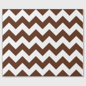 Cadeau Papier d'enveloppement Brown et blanc extra-grand  (Plat)