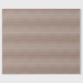 Cadeau Papier d'enveloppement Brown et blanc pour petit f (Plat)