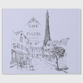 Cadeau Papier d'enveloppement Cafe Paris (Plat)