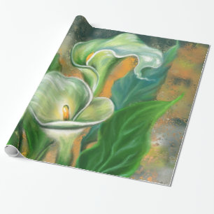 Cadeau Papier d'enveloppement Calla Lilies