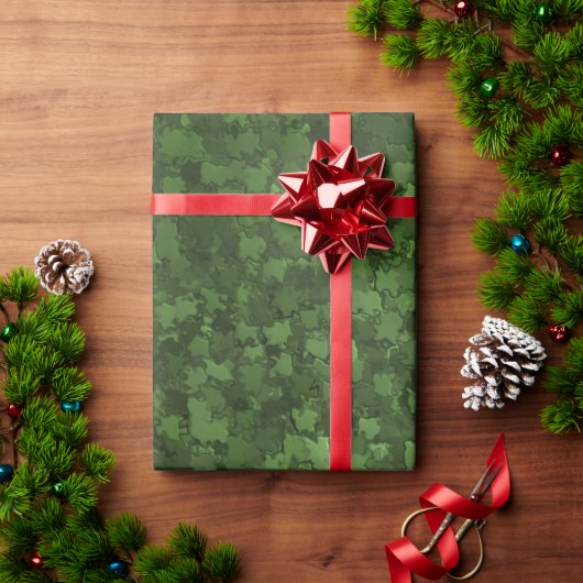Cadeau Papier d'enveloppement Camo Feuille de couverture (Cadeau de vacances)