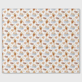 Cadeau Papier d'enveloppement Cappuccino (Plat)