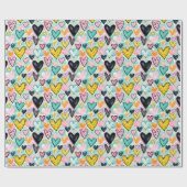 Cadeau Papier d'enveloppement cardiaque (Plat)