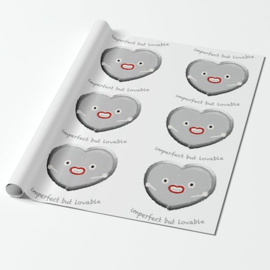 Cadeau Papier d'enveloppement cardiaque (Déroulé)