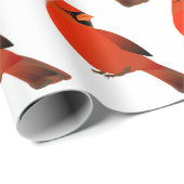 Cadeau Papier d'enveloppement cardinal (Coin rond)