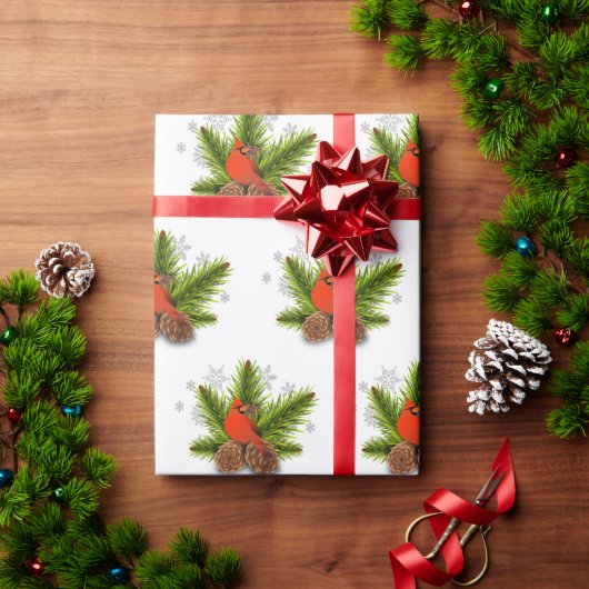 Cadeau Papier d'enveloppement cardinal Noël (Cadeau de vacances)