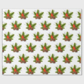 Cadeau Papier d'enveloppement cardinal Noël (Plat)