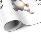 Cadeau Papier d'enveloppement carlin (Coin rond)