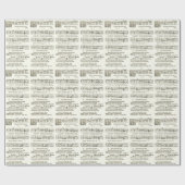 Cadeau Papier d'enveloppement Carol de Noël médiéval (Plat)