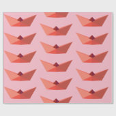 Cadeau Papier d'enveloppement Casquette Origami (Plat)