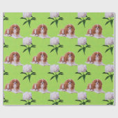 Cadeau Papier d'enveloppement Cavalier King Charles & Whi (Plat)