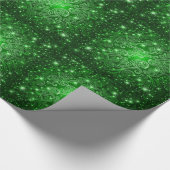 Cadeau Papier d'enveloppement céleste vert (Coin)