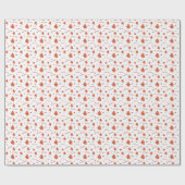 Cadeau Papier d'enveloppement Champion de poule rouge et  (Plat)