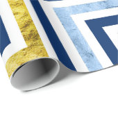 Cadeau Papier d'enveloppement Chanukah (Coin rond)