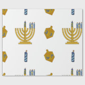 Cadeau Papier d'enveloppement Chanukah (Plat)
