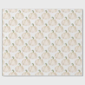 Cadeau Papier d'enveloppement Citrouille de la Glitterie  (Plat)