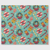 Cadeau Papier d'enveloppement classique de Noël 30 po x 6 (Plat)