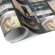 Papier d'enveloppement Collage de photos famille 3