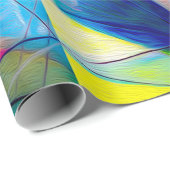 Cadeau Papier d'enveloppement coloré (Coin rond)