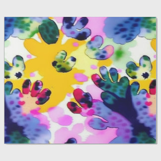 Cadeau Papier d'enveloppement coloré abstrait