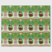 Cadeau Papier d'enveloppement coloré avec coeur (Plat)