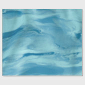 Cadeau Papier d'enveloppement coloré bleu (Plat)