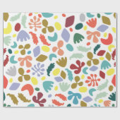 Cadeau Papier d'enveloppement coloré moderne (Plat)