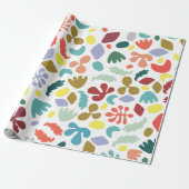 Cadeau Papier d'enveloppement coloré moderne (Déroulé)